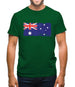 Australia Grunge Style Flag Mens T-Shirt