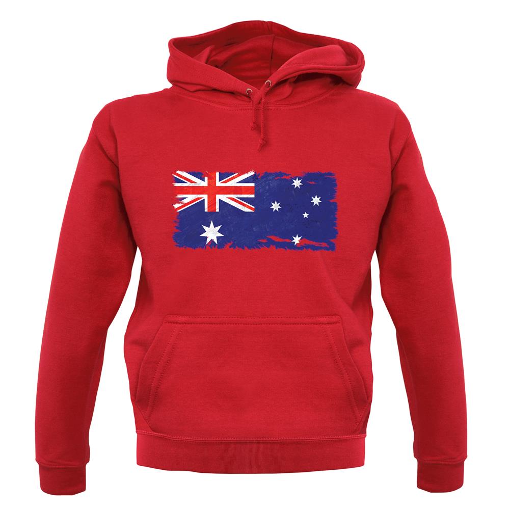 Australia Grunge Style Flag unisex hoodie
