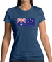 Australia Grunge Style Flag Womens T-Shirt