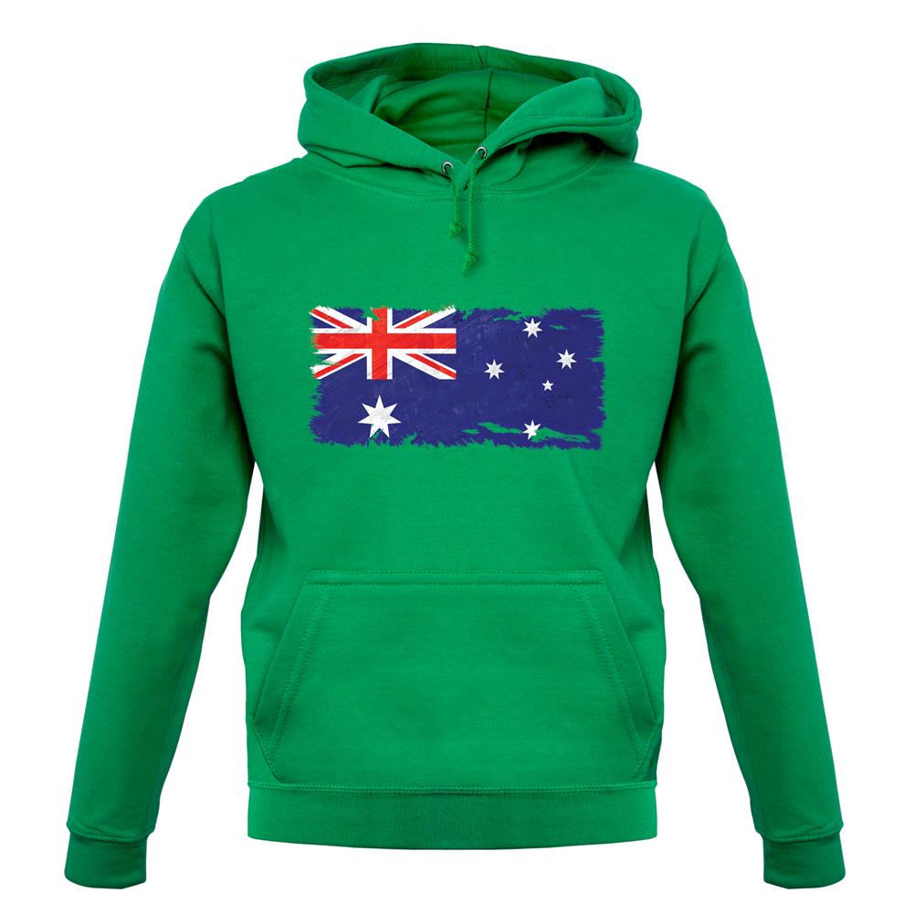 Australia Grunge Style Flag unisex hoodie