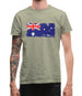 Australia Grunge Style Flag Mens T-Shirt