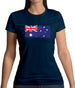 Australia Grunge Style Flag Womens T-Shirt