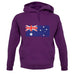 Australia Grunge Style Flag unisex hoodie