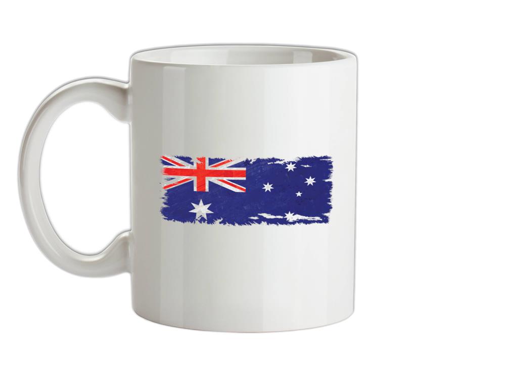 Australia Grunge Style Flag Ceramic Mug