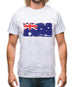 Australia Grunge Style Flag Mens T-Shirt