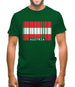 Austria Barcode Style Flag Mens T-Shirt