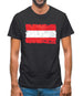 Austria  Grunge Style Flag Mens T-Shirt