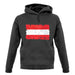 Austria  Grunge Style Flag unisex hoodie