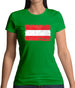 Austria  Grunge Style Flag Womens T-Shirt