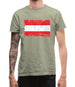 Austria  Grunge Style Flag Mens T-Shirt