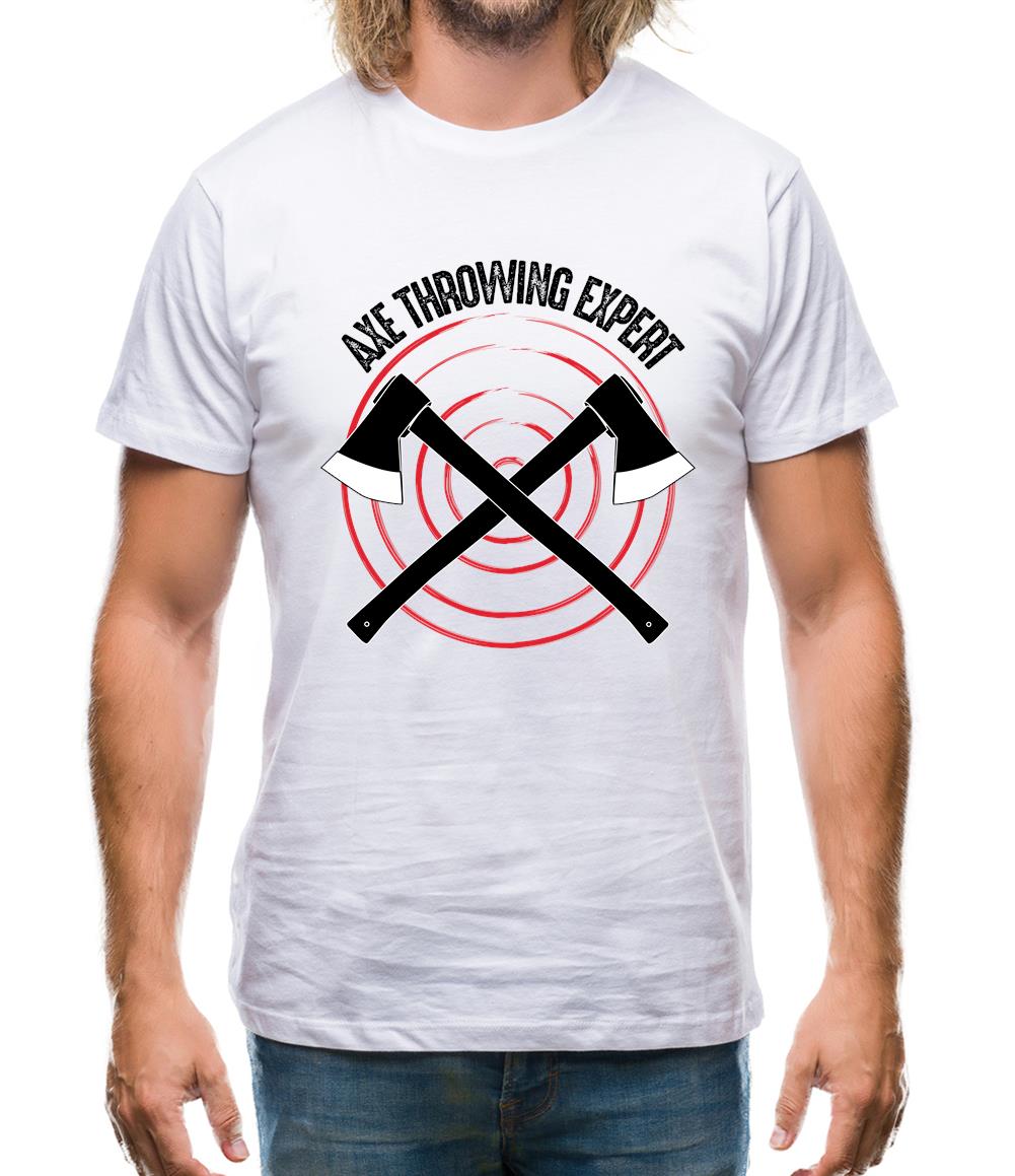 Axe Throwing Expert Mens T-Shirt