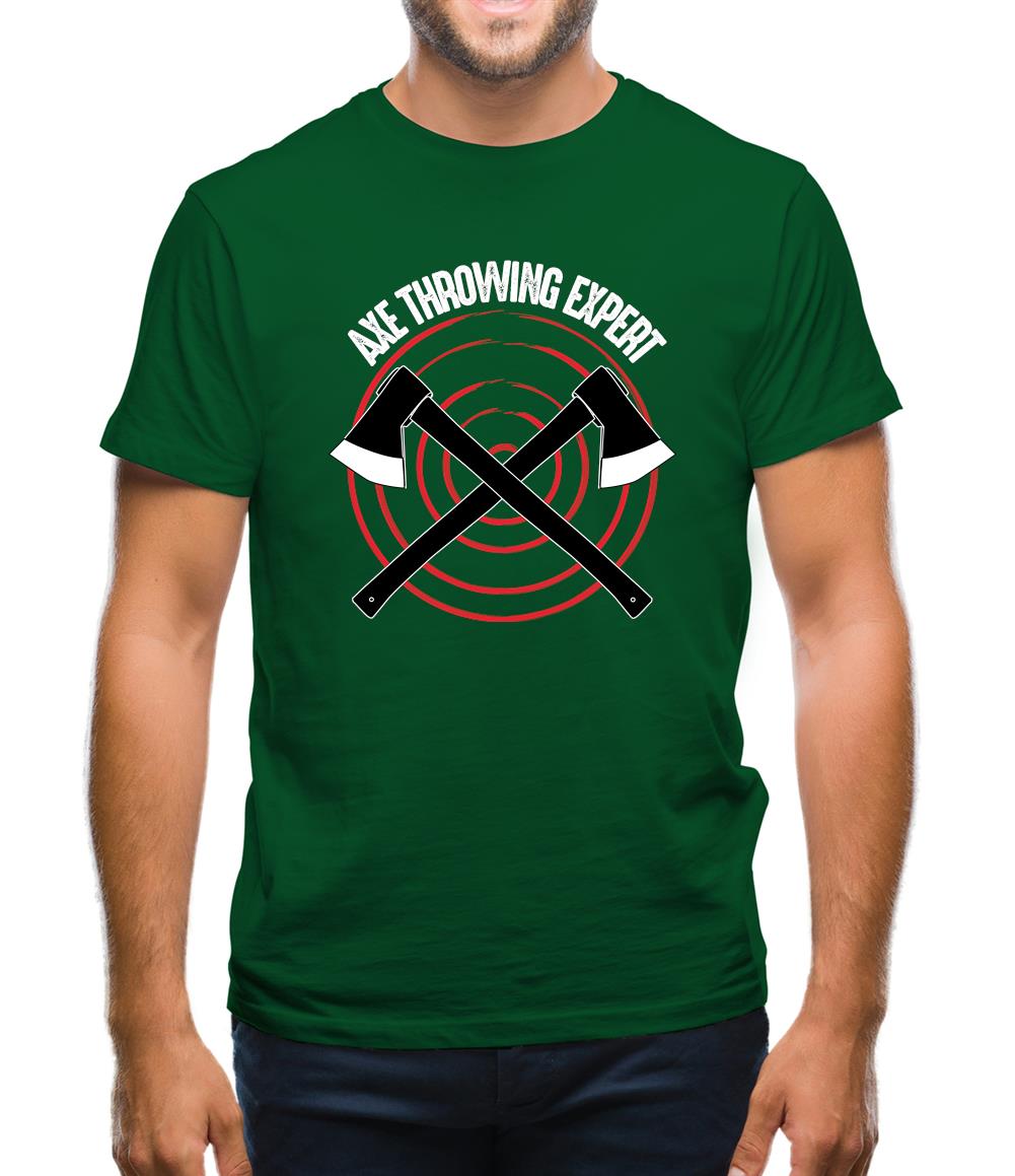 Axe Throwing Expert Mens T-Shirt