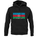 Azerbaijan Barcode Style Flag unisex hoodie
