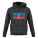 Azerbaijan Barcode Style Flag unisex hoodie
