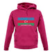 Azerbaijan Barcode Style Flag unisex hoodie