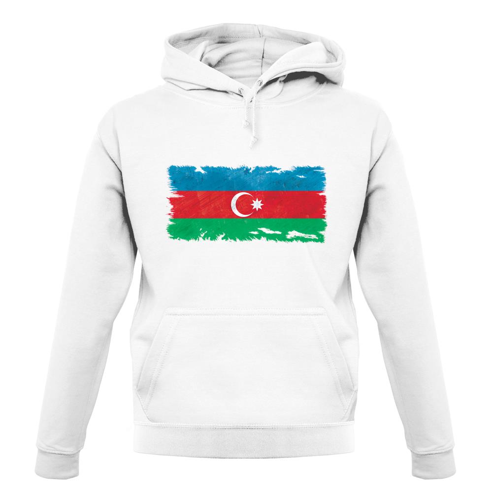 Azerbaijan Grunge Style Flag unisex hoodie
