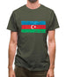 Azerbaijan Grunge Style Flag Mens T-Shirt