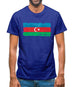 Azerbaijan Grunge Style Flag Mens T-Shirt