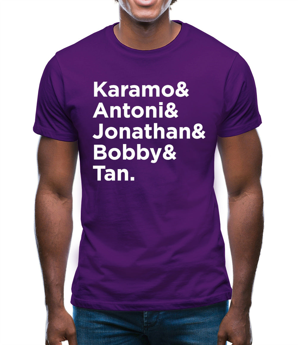 Queer Eye Name List Mens T-Shirt