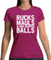 Ruck, Mauls And Odd Shaped Balls Womens T-Shirt