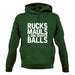 Ruck, Mauls And Odd Shaped Balls Unisex Hoodie