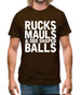 Ruck, Mauls And Odd Shaped Balls Mens T-Shirt