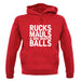 Ruck, Mauls And Odd Shaped Balls Unisex Hoodie