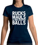 Ruck, Mauls And Odd Shaped Balls Womens T-Shirt