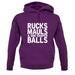 Ruck, Mauls And Odd Shaped Balls Unisex Hoodie