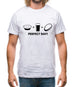 Perfect Day, Pie, Beer And Rugby Mens T-Shirt