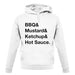 Bbq & Mustart & Ketchup unisex hoodie