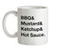 BBQ & Mustart & Ketchup Ceramic Mug