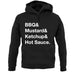 Bbq & Mustart & Ketchup unisex hoodie