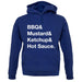 Bbq & Mustart & Ketchup unisex hoodie