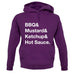 Bbq & Mustart & Ketchup unisex hoodie