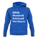 Bbq & Mustart & Ketchup unisex hoodie