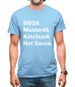 Bbq & Mustart & Ketchup Mens T-Shirt