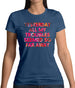 Yesterday, All My Troubles Seemed So Far Away Womens T-Shirt