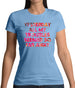 Yesterday, All My Troubles Seemed So Far Away Womens T-Shirt