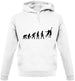 Evolution Of Man Aussie Rules Football Unisex Hoodie