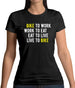 Bike To Work Live To Bike Womens T-Shirt