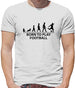 Born To Play Football Mens T-Shirt