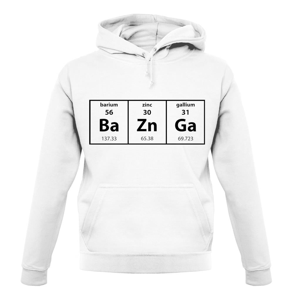 Baznga Periodic Table unisex hoodie