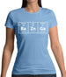 Baznga Periodic Table Womens T-Shirt