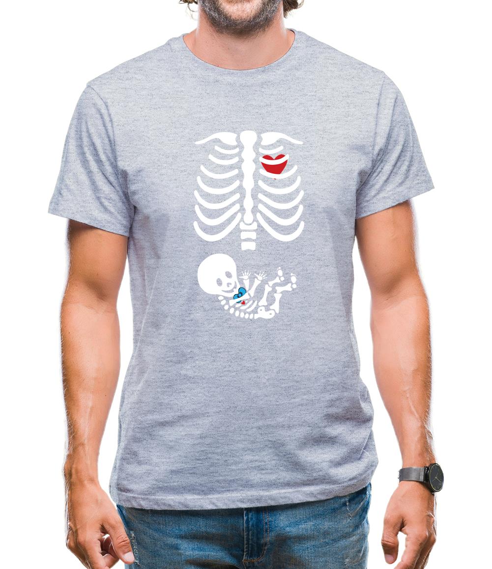 Skeleton Baby Boy Mens T-Shirt