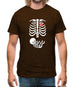 Skeleton Baby Boy Mens T-Shirt