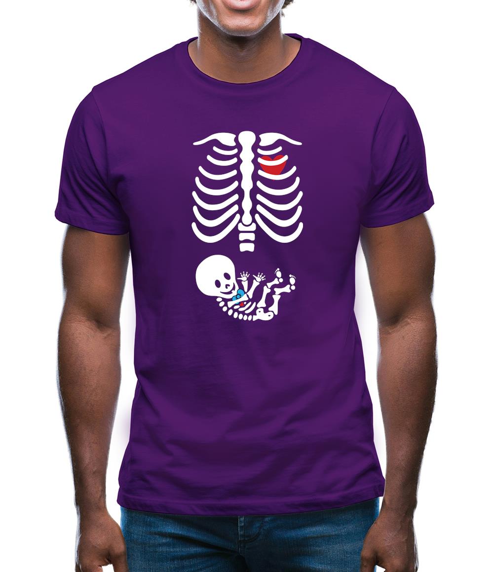 Skeleton Baby Boy Mens T-Shirt