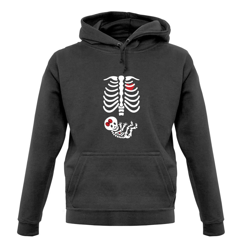 Skeleton Baby Girl unisex hoodie