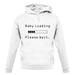 Baby Loading Please Wait unisex hoodie