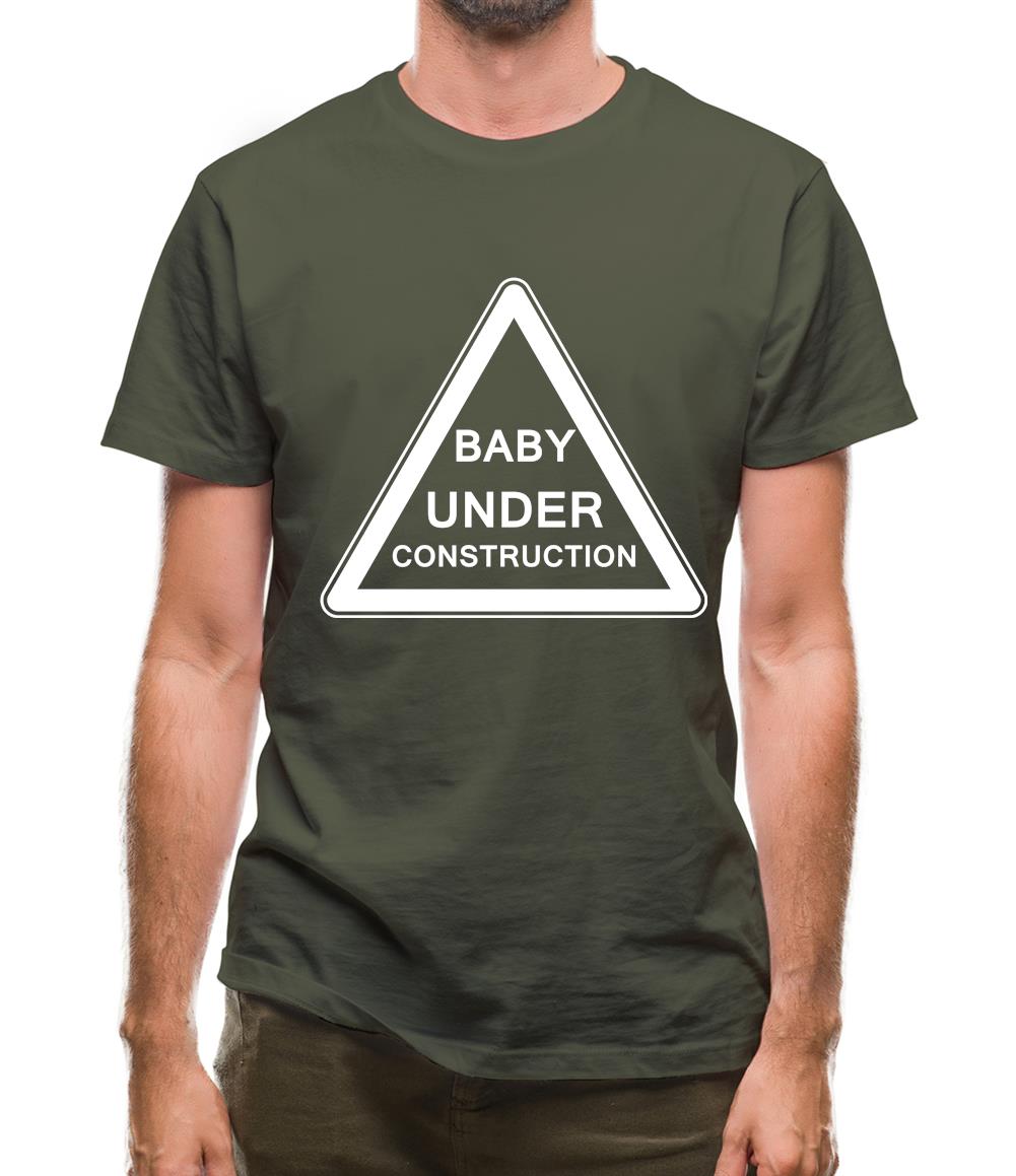 Baby Under Construction Mens T-Shirt